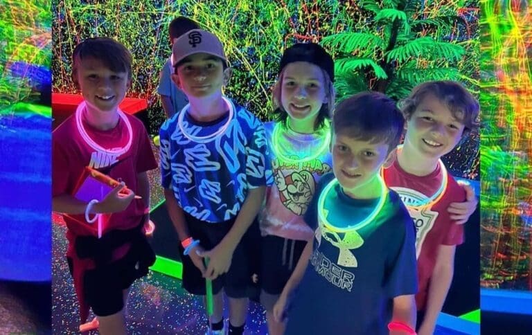 Let’s Glow Mini Golf Exterior